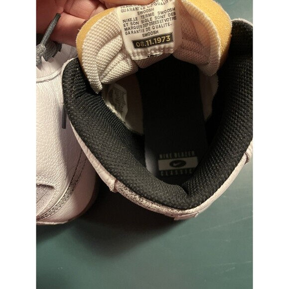 Nike Blazer ‘77 Mid 50 Years Of Hip Hop Shoes Men’s SZ 12 White Gray DV7194-100 - Picture 5 of 8